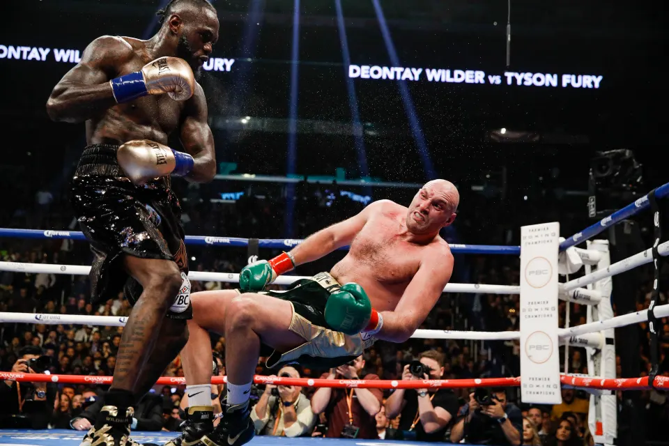 Tyson Fury has a theory which explains why Deontay Wilder knocked him down four times, but could not KO him