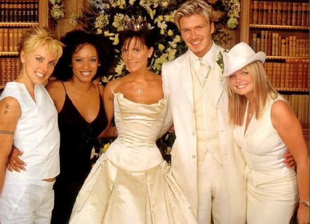 A Look Back at Spice Girls’ Wedding Photos