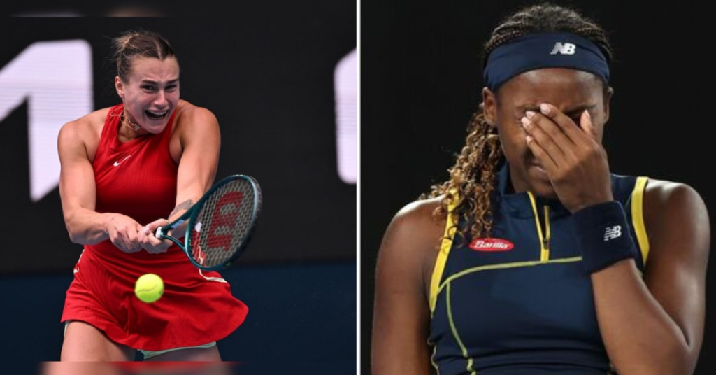 Coco Gauff asked if Aryna Sabalenka’s loud grunting led to her Australian Open exit