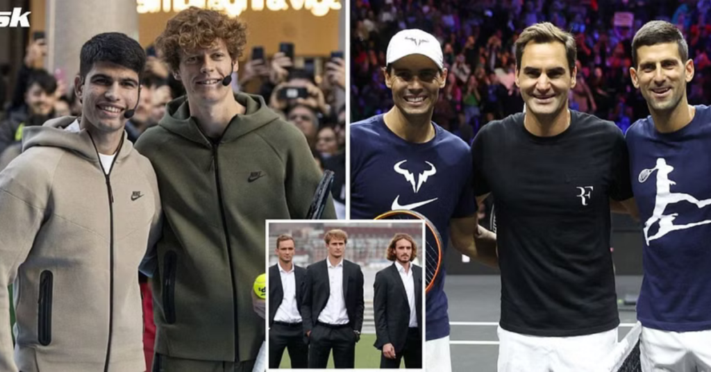 “Thrown to the jaws of Nadal, Federer, Djokovic”: Fans debate as Jannik Sinner, Carlos Alcaraz surpass Medvedev, Zverev, Tsitsipas in Grand Slam tally