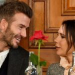 David Beckham shares sunset kiss with Victoria as they lead celebrity Valentine’s Day celebrations 