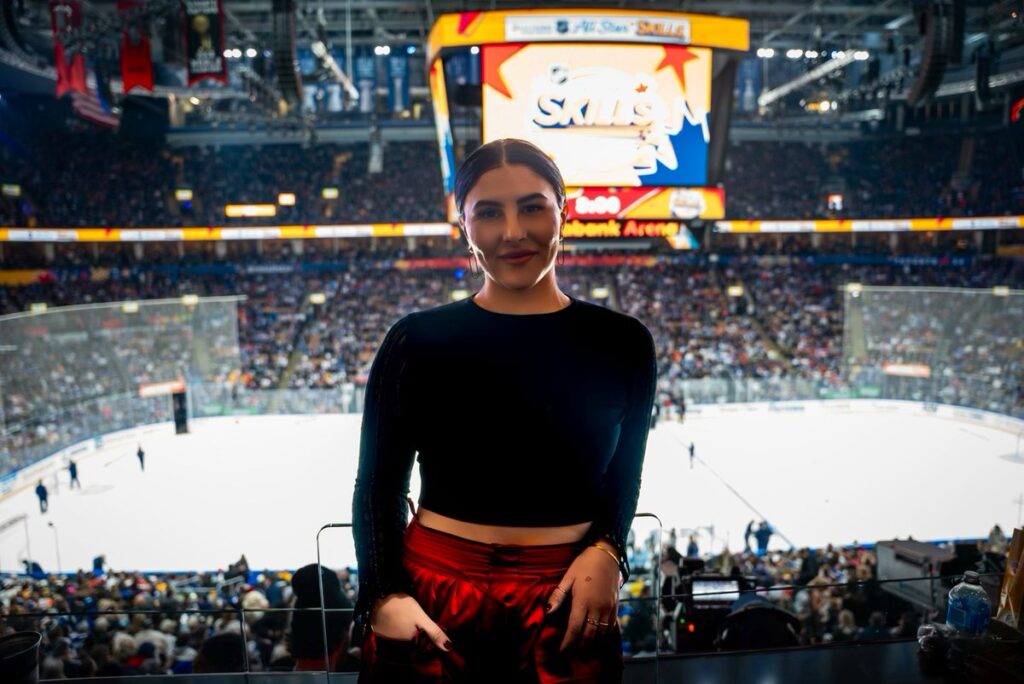 Bianca Andreescu shares highlights from her experience with Serena Williams at NHL All-Star Weekend in Toronto