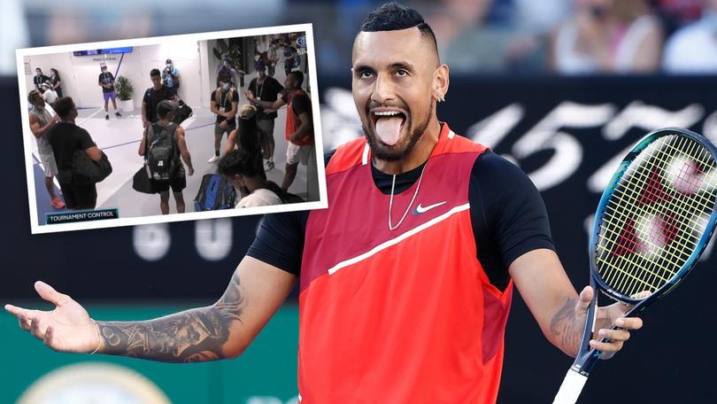 Kyrgios reveals what happens in the changing rooms between tennis players