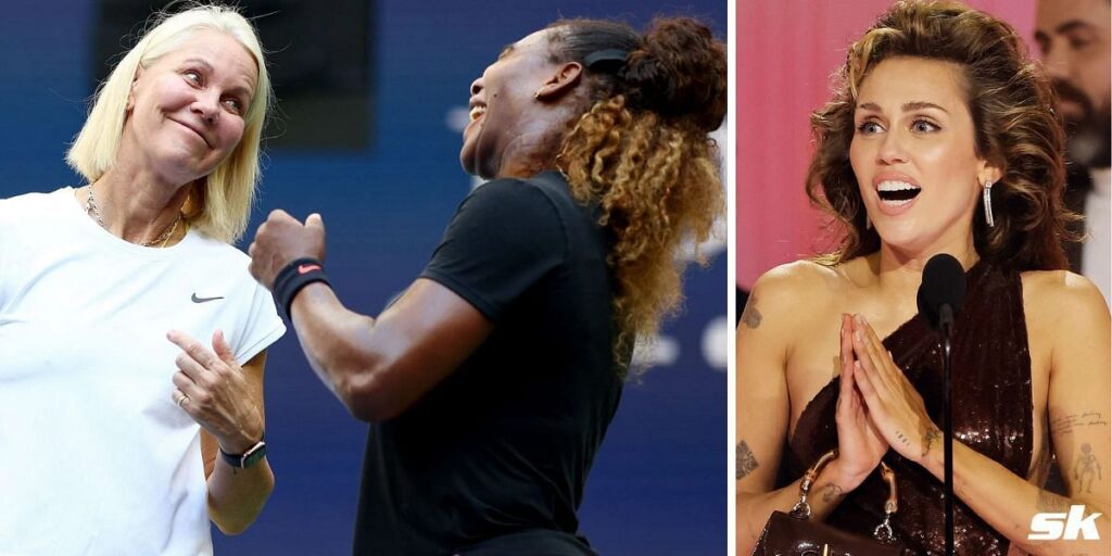 Serena Williams’ former coach reacts to Miley Cyrus’ hilarious ‘underwear’ remark during acceptance speech at Grammys