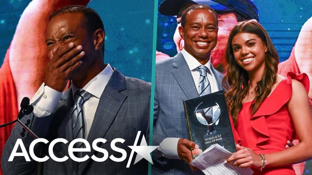 Reason why Tiger Woods Tears Up After Daughter Sam’s Heartfelt Hall of Fame Speech