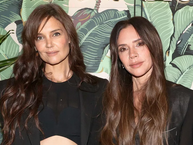 Victoria Beckham and Katie Holmes Hang Out in N.Y.C for Launch of Victoria Beckham x Breitling