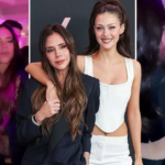 Victoria Beckham lets her hair down with Nicola Peltz as they dance to Spice Girls song