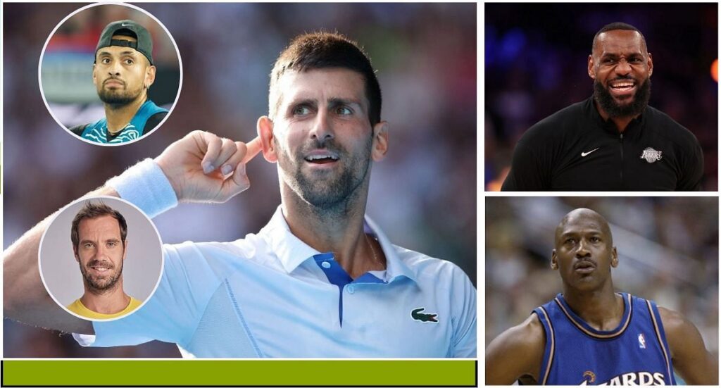 “He is LeBron James” – Nick Kyrgios shares his assessment of Novak Djokovic’s longevity; debates comparison to Michael Jordan