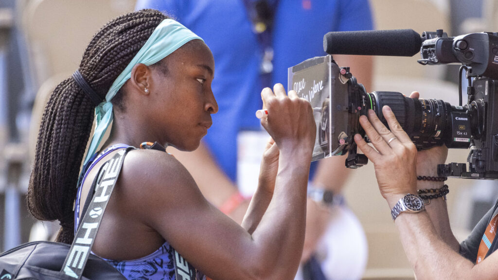 “End gun violence,” Coco Gauff implored two years ago in Paris—a message that resonates in sports again today