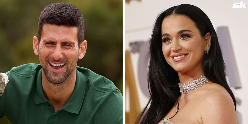 Novak Djokovic meets Katy Perry at VC summit in Los Angeles; duo all smiles as they pose for picture together