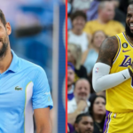 “Not bad at all my friend” – LeBron James approves of Novak Djokovic’s long-range three-pointer at Los Angeles Lakers Stadium