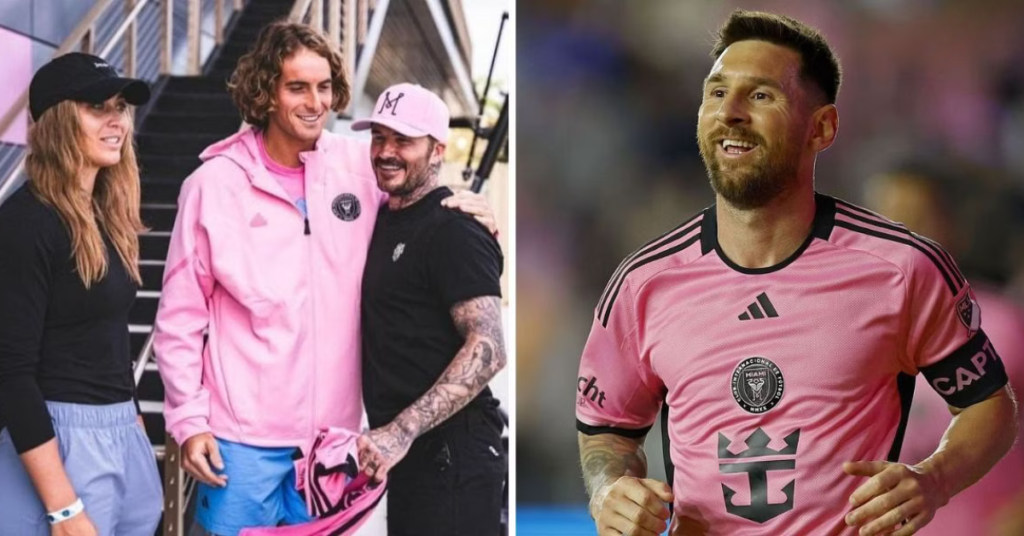 Tsitsipas & Badosa Enjoy Miami Visit: Meet Beckham, Get Messi Jerseys