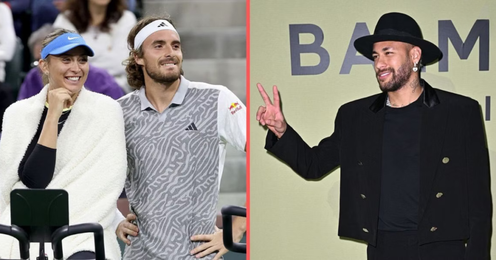 Stefanos Tsitsipas and girlfriend Paula Badosa meet Neymar after David Beckham encounter in Miami