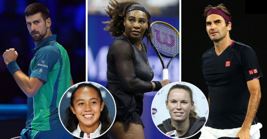 Novak Djokovic, Roger Federer, and Serena Williams among top picks as Leylah Fernandez, Caroline Wozniacki, and others build their ‘perfect player’